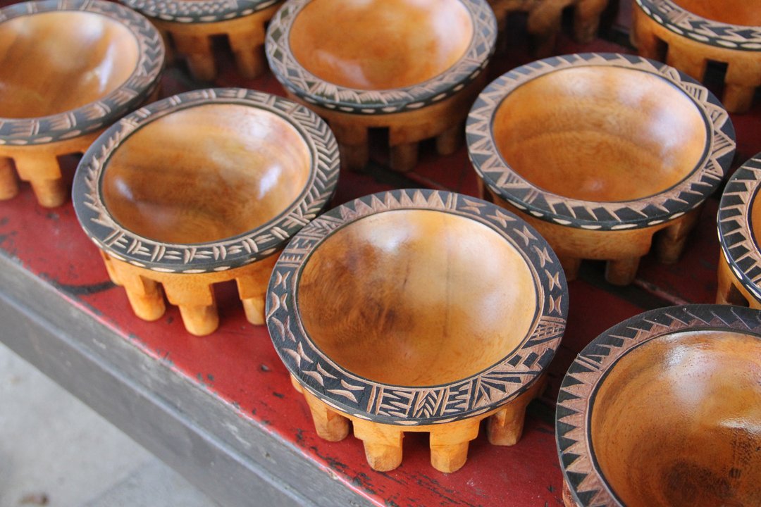 Tanoa fai`ava (kava bowl) is used to mix the kava powder