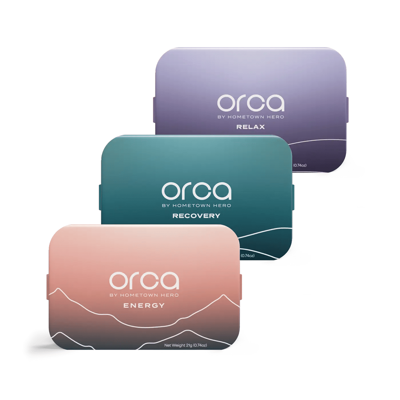 Trio of ORCA tins