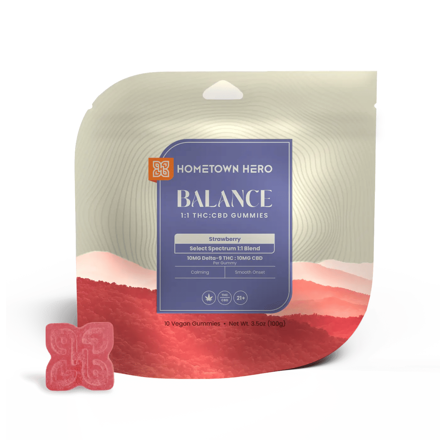 Strawberry CBD THC Gummies