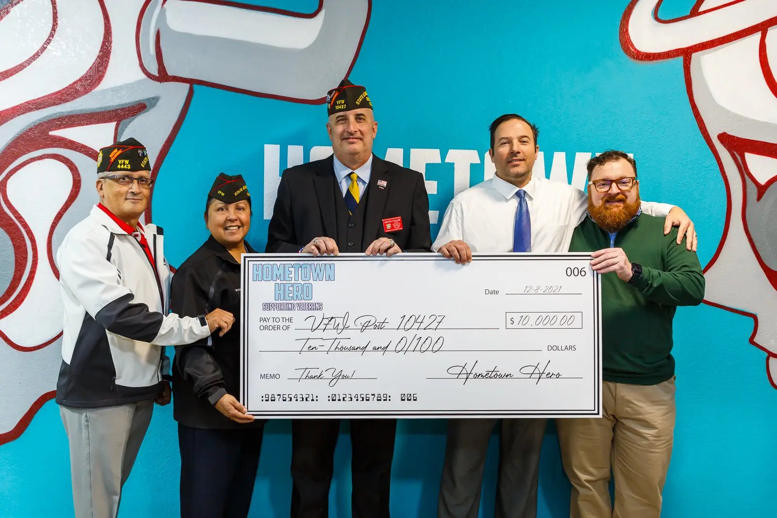 Hometown Hero Donates $65,000 To The Texas Veterans of Foreign Wars