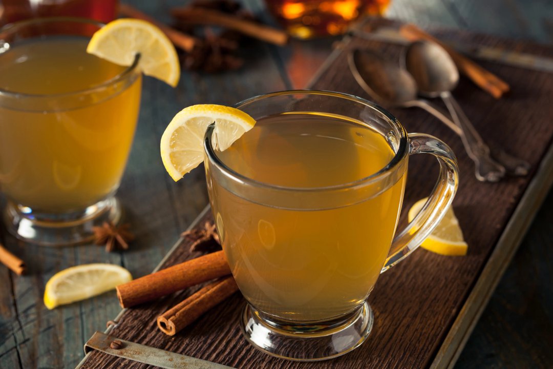 Warm Hot Toddy with Lemon