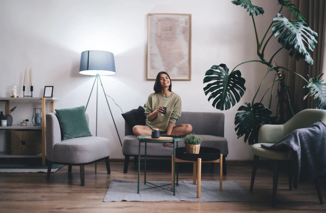 Women enjoying a relaxing evening at home