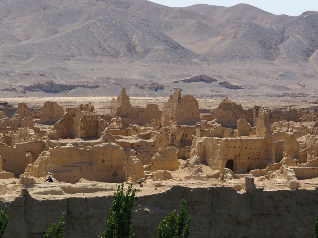 Gaochang ancient city ruin,turpan, xinjiang,china