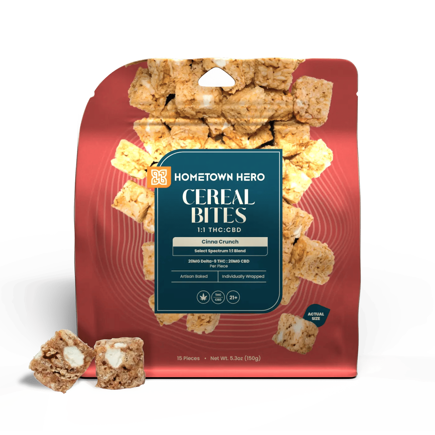 Cinna Crunch Cereal Bites packaging