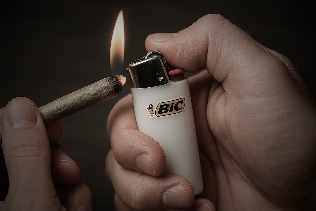 bic white lighter