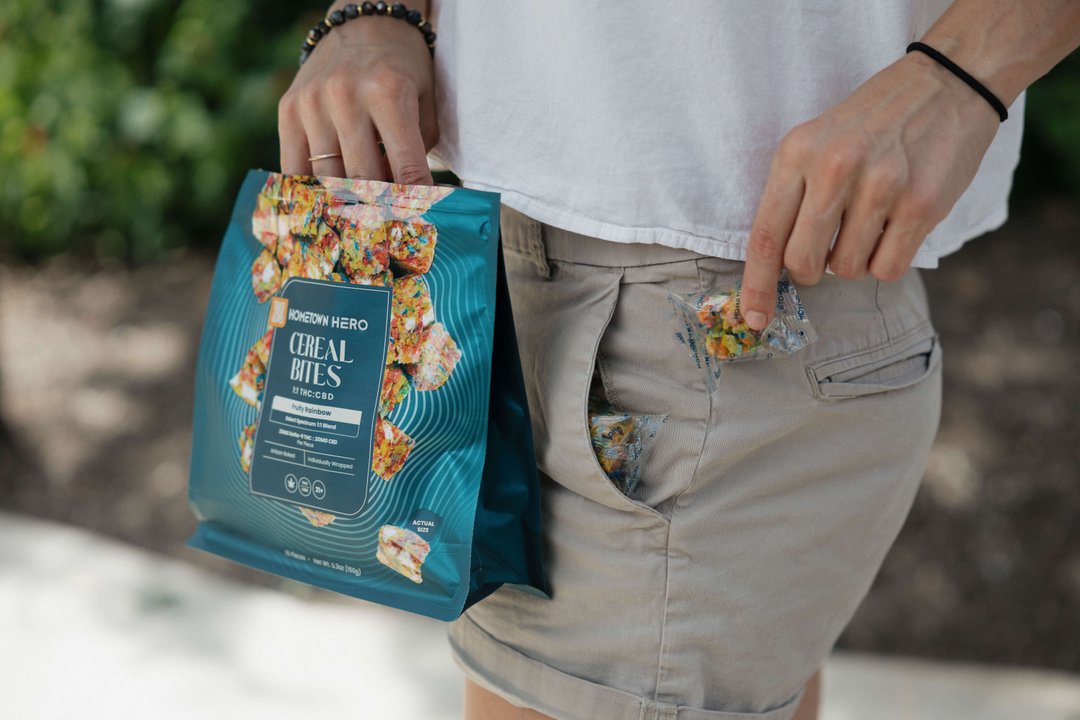 cereal bites on the trail