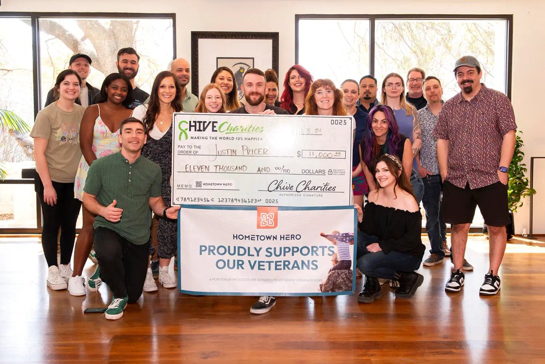 Group photo with the gang at chive charities