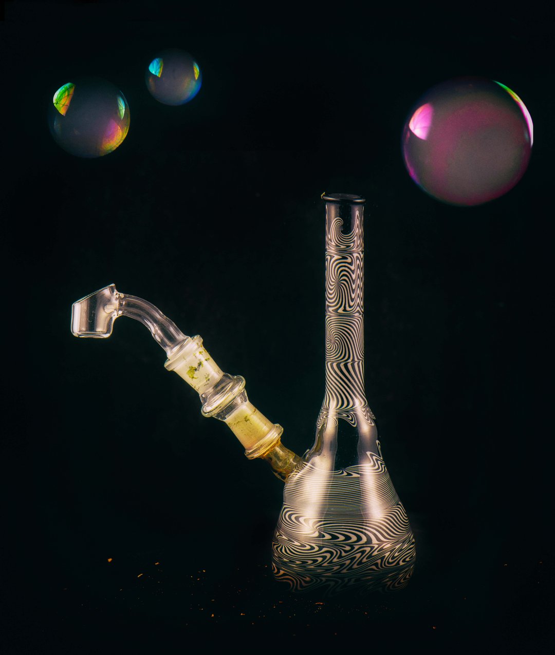 dab rig with bubbles