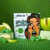 Green apples and THC edibles around package