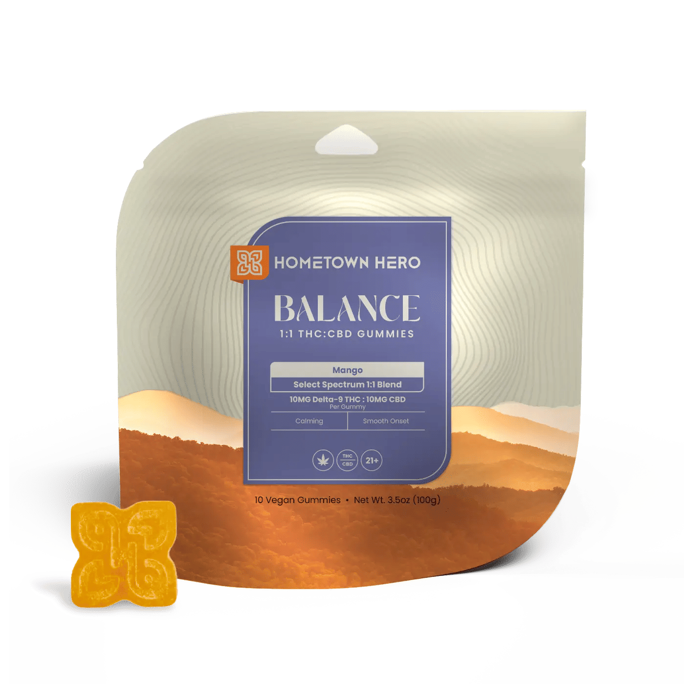 mango THC CBD gummies