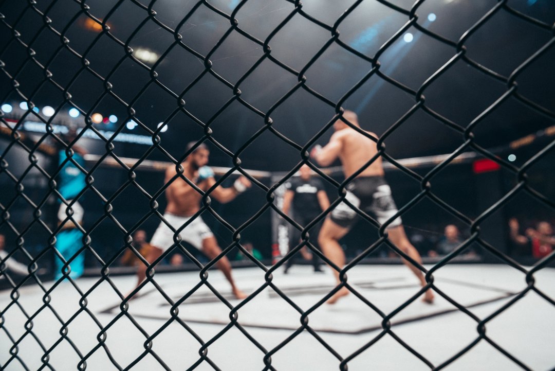 UFC: Mixed martial arts or MMA fighters in the cage