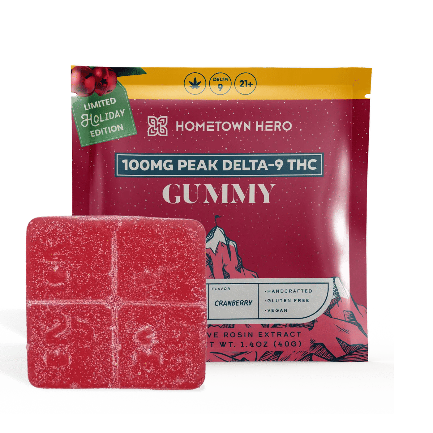 Cranberry Berry White - Peak Delta-9 Gummy