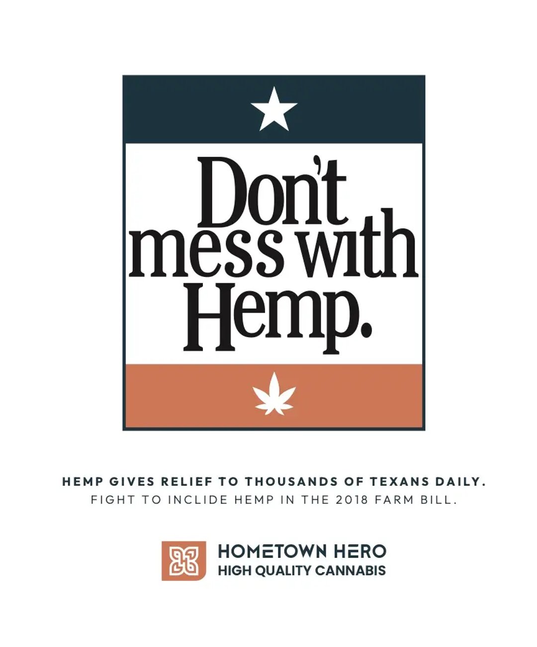 don't mess with hemp flag