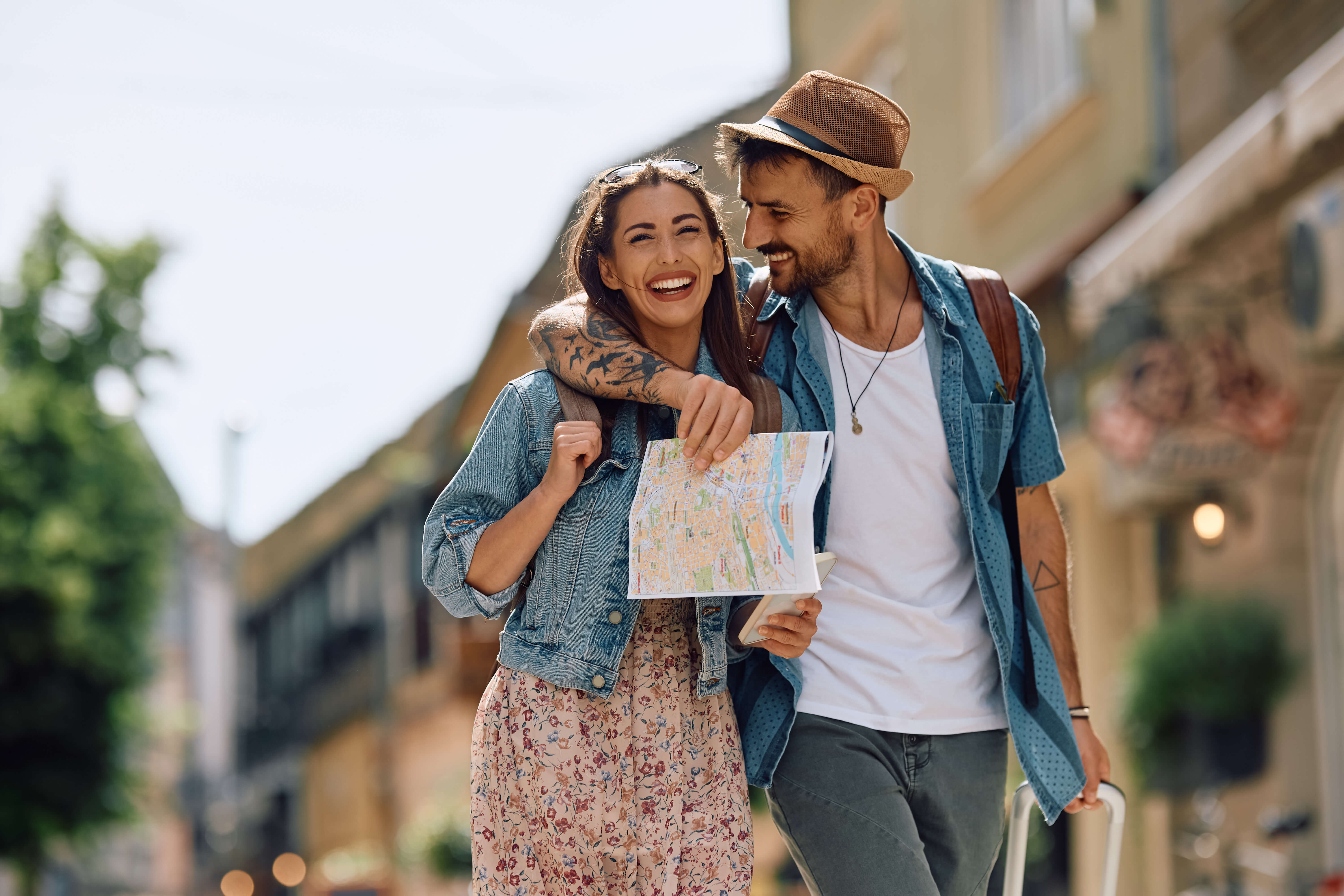 couple on vacation