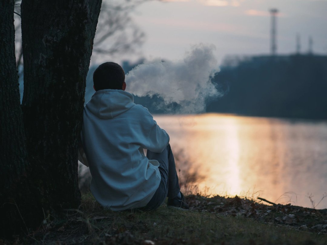 vape smoke in the wilderness