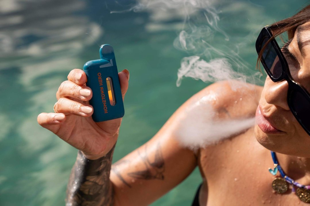 vaping woman